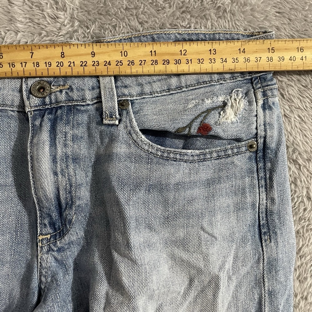 Lucky‎ Brand Jeans Womens Size 2/26 Sienna Slim Boyfriend Blue Denim Distressed - Picture 6 of 10